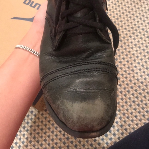 Black Steve Madden Troopa Combat boots - Picture 2 of 7